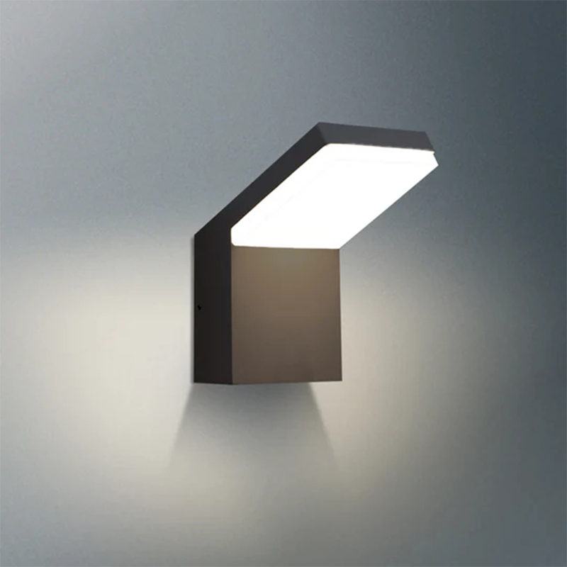 19215 IP65 18W 1800Lm LED Lampu Dinding Luar Ruangan Hitam/Putih