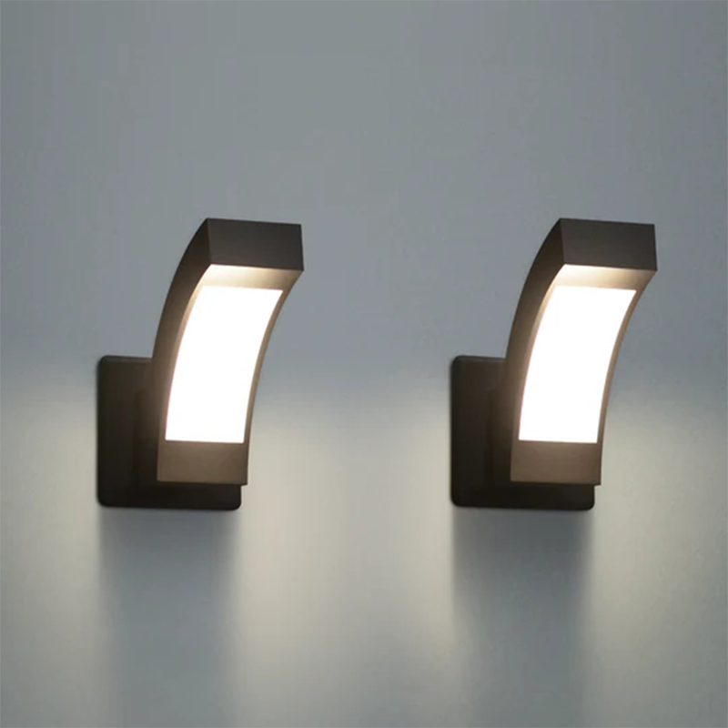 12557 Lampu Dinding Luar Ruangan LED 2 Paket